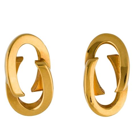 gucci basic drop earrings|Gucci interlocking gg earrings.